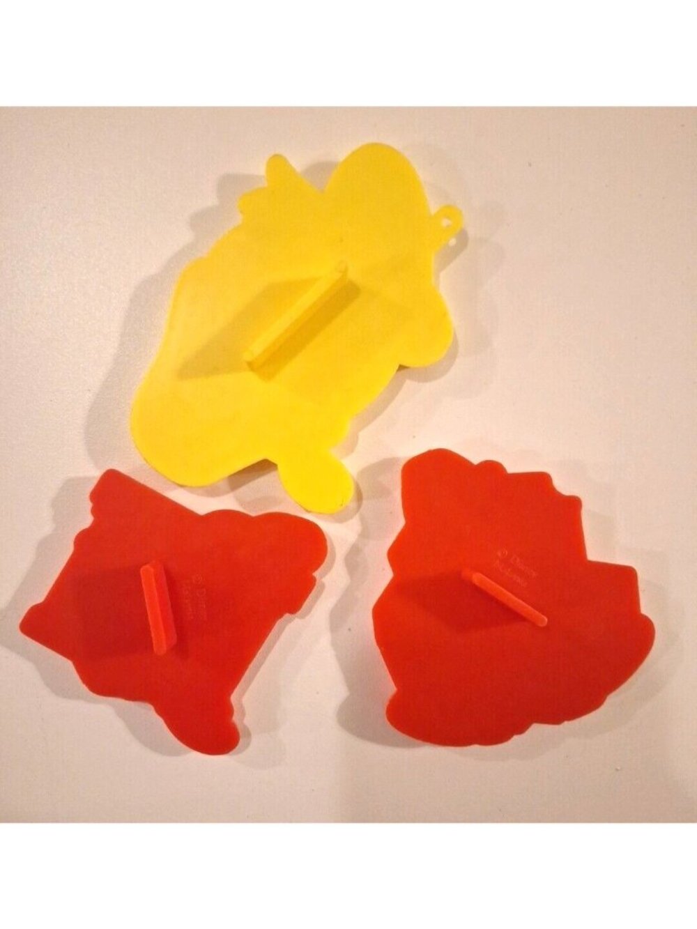 Disney Donald Duck Goofy Plastic Cookie Cutters Vintage 3 Lot Head Face - Picture 2 of 9
